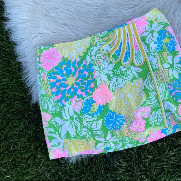 Lilly Pulitzer Pants - Lilly Pulitzer floral hibiscus skirt skort 2